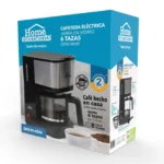 Cafetera Eléctrica 6 Tazas Home Elements