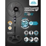 Ventilador de Pedestal 18” MaxiFlow Élite