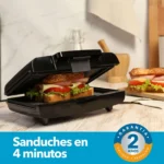 Sanduchera Grill Asador Home Elements - Imagen 3