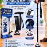 BASTÓN PLEGABLE CON LUZ LED