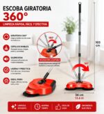 ESCOBA GIRATORIA MANUAL 360°