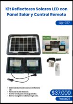 LAMPARA SOLAR LED DOBLE 60 W - Imagen 2
