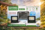 LAMPARA SOLAR LED DOBLE 60 W