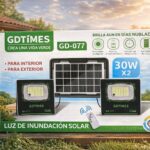 LAMPARA SOLAR LED DOBLE 60 W
