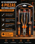 SET DE HERRAMIENTAS 4 PIEZAS
