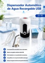DISPENSADOR AUTOMÁTICO DE AGUA RECARGABLE USB - Imagen 2